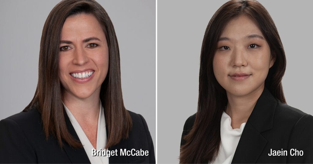 Bridget McCabe, Jaein Cho Publish Article on Cartwright Act in The Daily Journal