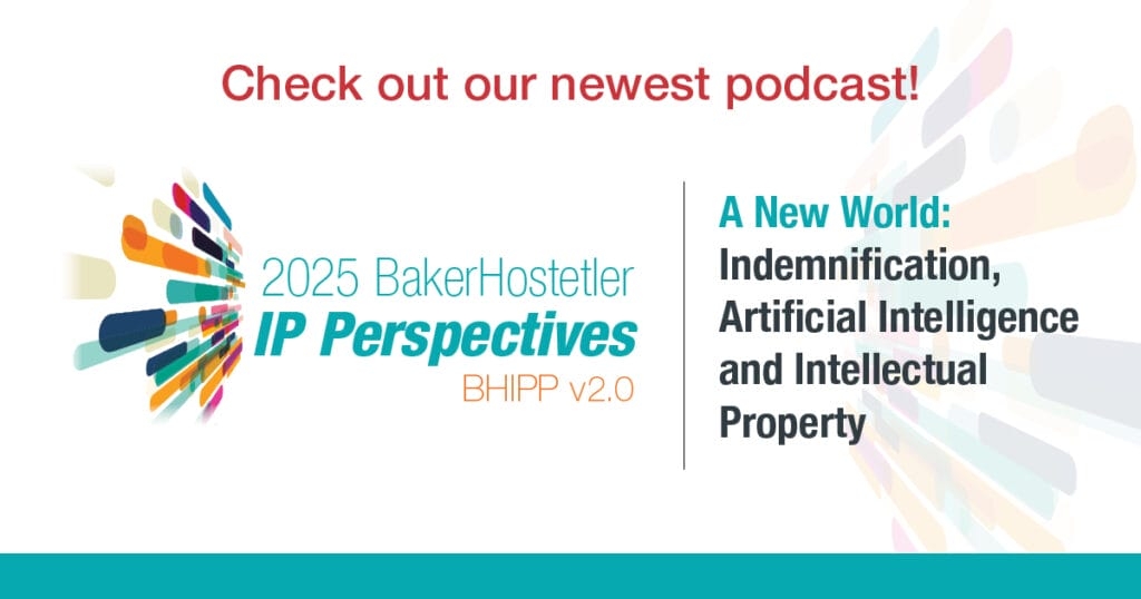 A New World: Indemnification, Artificial Intelligence and Intellectual Property