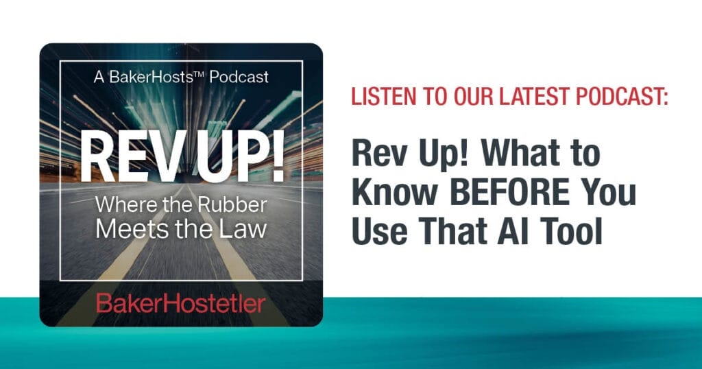 Rev Up! What to Know BEFORE You Use that AI Tool