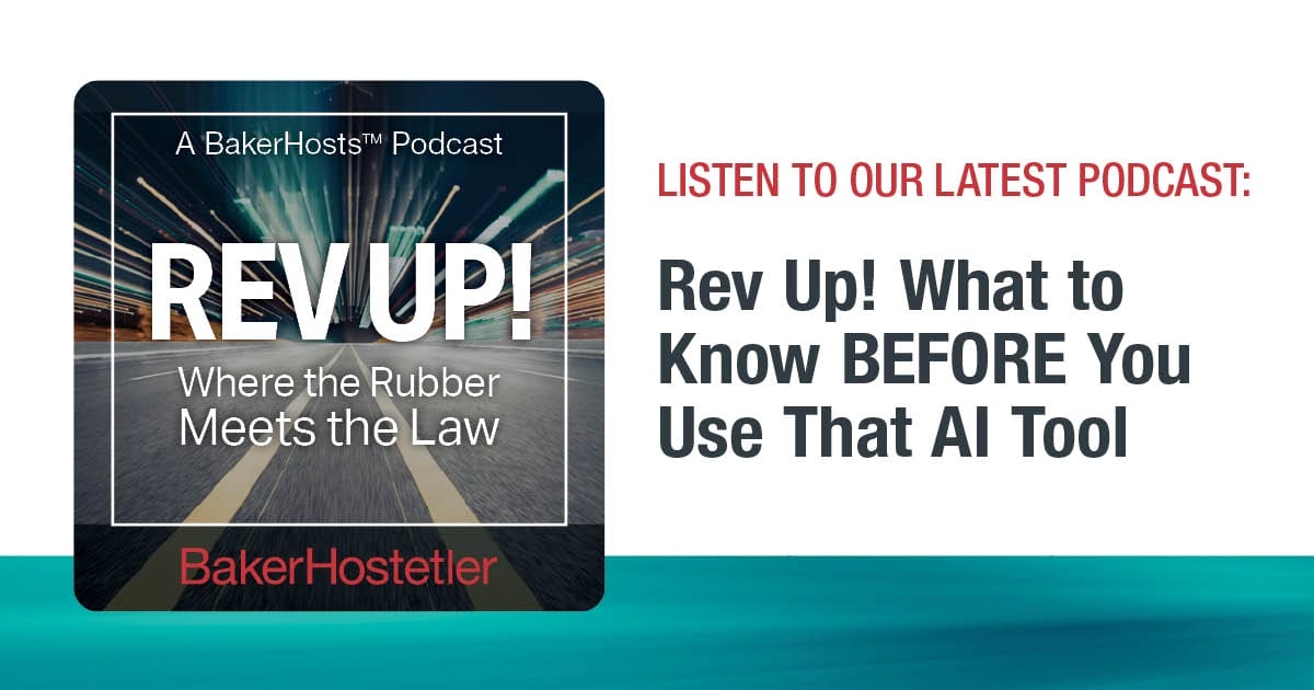Rev Up! What to Know BEFORE You Use that AI Tool