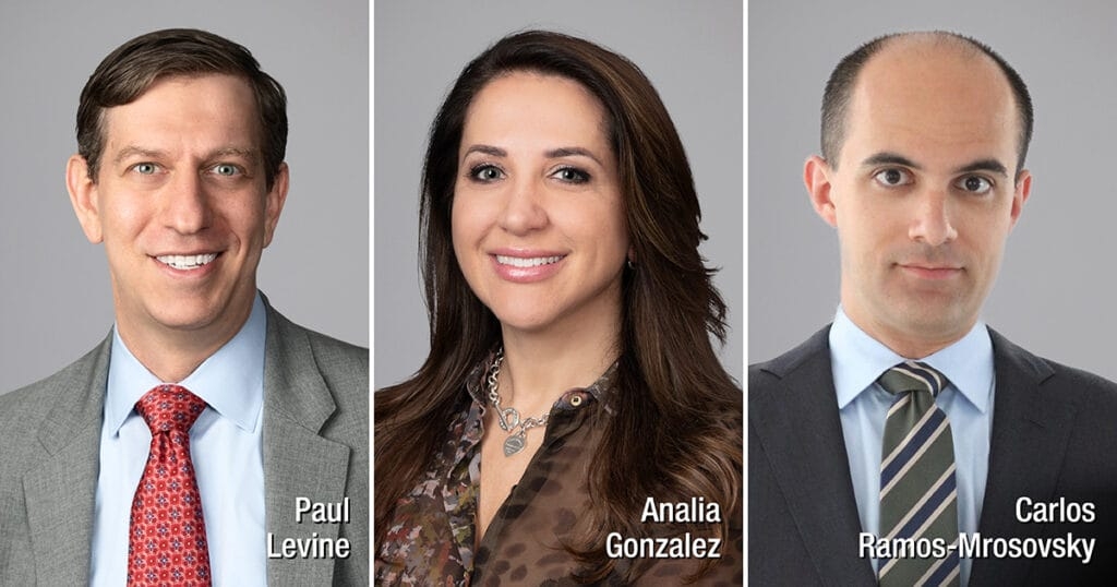 Paul Levine, Analía González, Carlos Ramos-Mrosovsky Participate in Washington Arbitration Week 2025