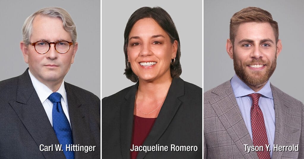Carl Hittinger, Jacqueline Romero, Tyson Herrold Form Panel at ACC In-House Counsel Conference
