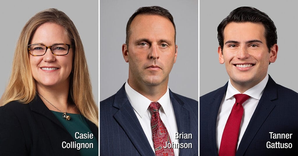 Casie Collignon, Brian Johnson, Tanner Gattuso Help Military Veteran Increase DOD Disability Rating in Pro Bono Win