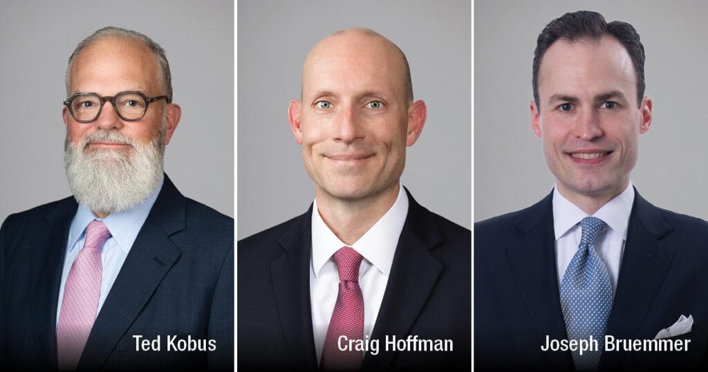 Theodore Kobus, Craig Hoffman, Joseph Bruemmer Selected for Cybersecurity Docket’s Incident Response 50