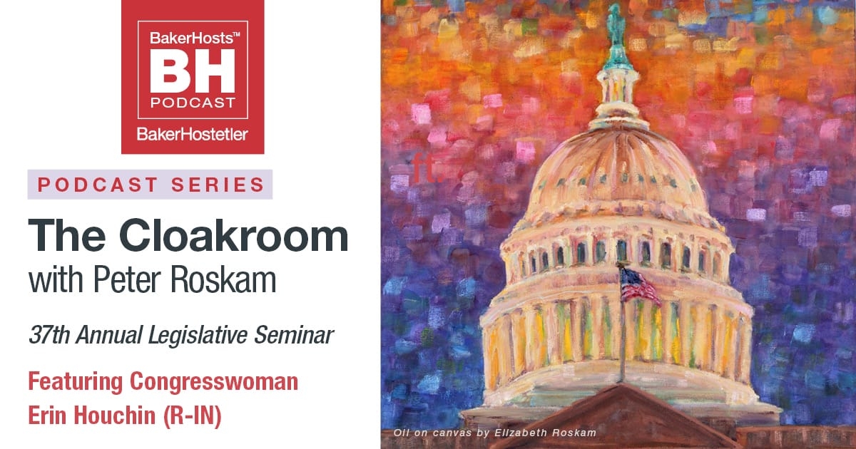 The Cloakroom with Peter Roskam: 37th Annual Legislative Seminar – Congresswoman Erin Houchin, R-IN