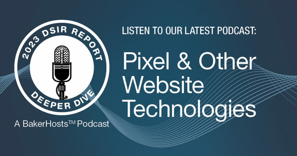 2023 DSIR Deeper Dive: Pixel & Other Website Technologies