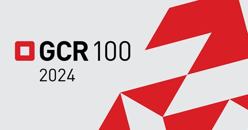 Antitrust and Competition Earns Placement in High-Profile GCR 100 2024