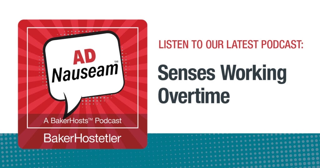 AD Nauseam: Senses Working Overtime