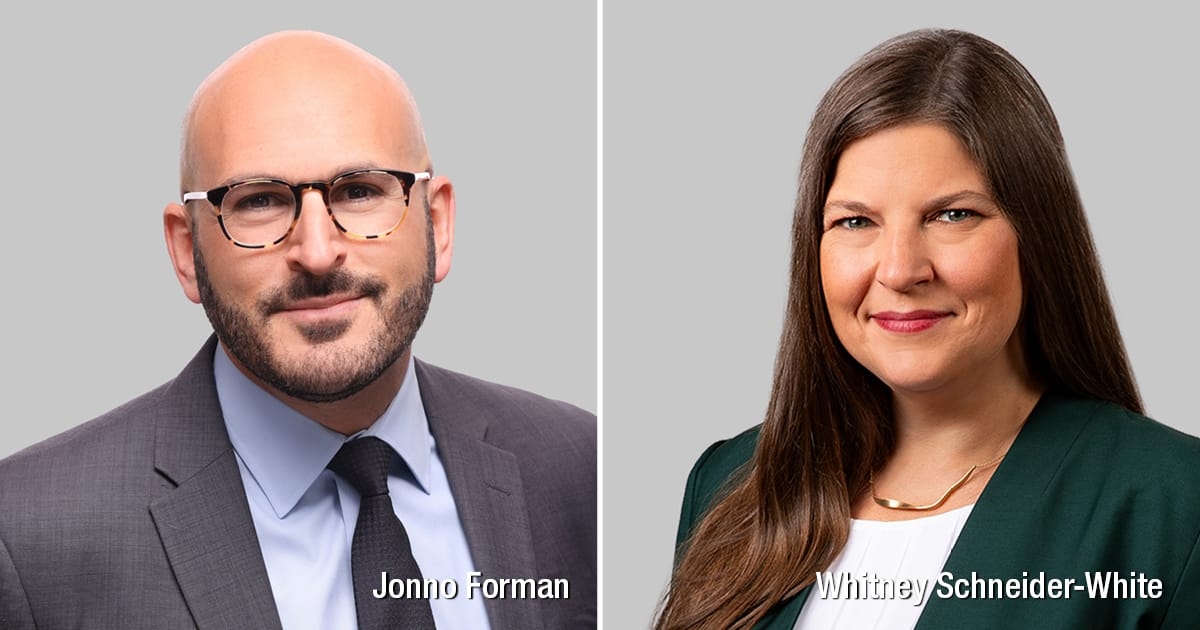 Jonathan Forman, Whitney Schneider-White Present Data Privacy and Cybersecurity Course for Investment Adviser Compliance Professionals
