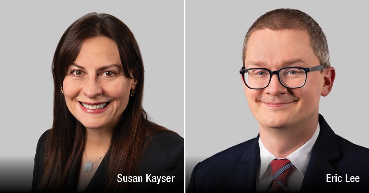 Susan Kayser, Eric Lee Join NBI Program on AI Evidence